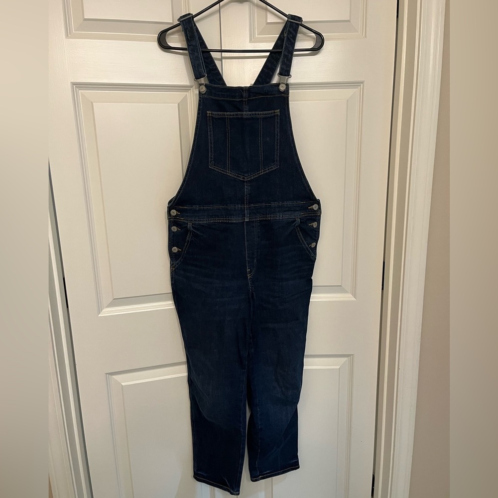 Dark Blue Denim Overalls